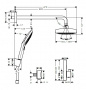 Душова система Hansgrohe Raindance Select E
