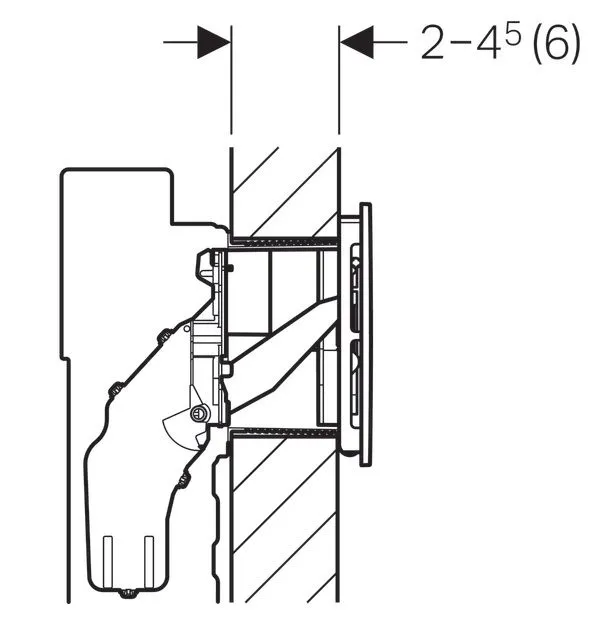 Клавиши смыва воды Geberit Sigma 40 115.600.KR.1