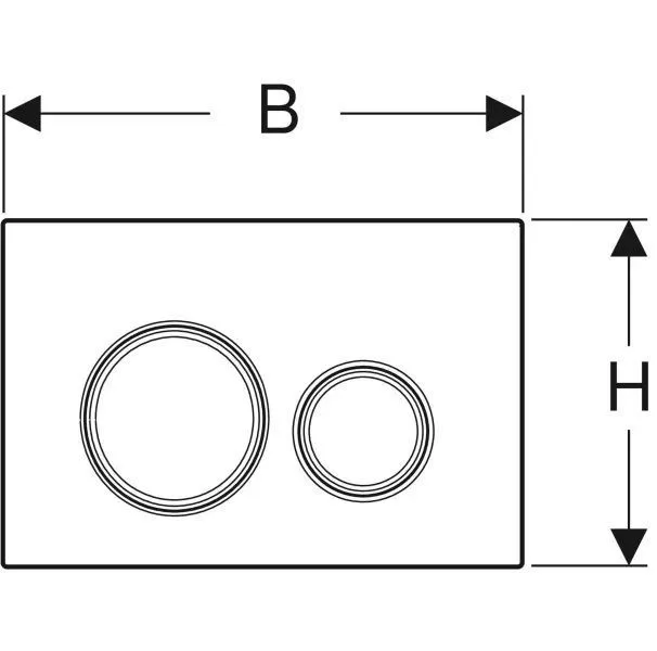Клавиши смыва воды Geberit Sigma 21 115.884.SJ.1