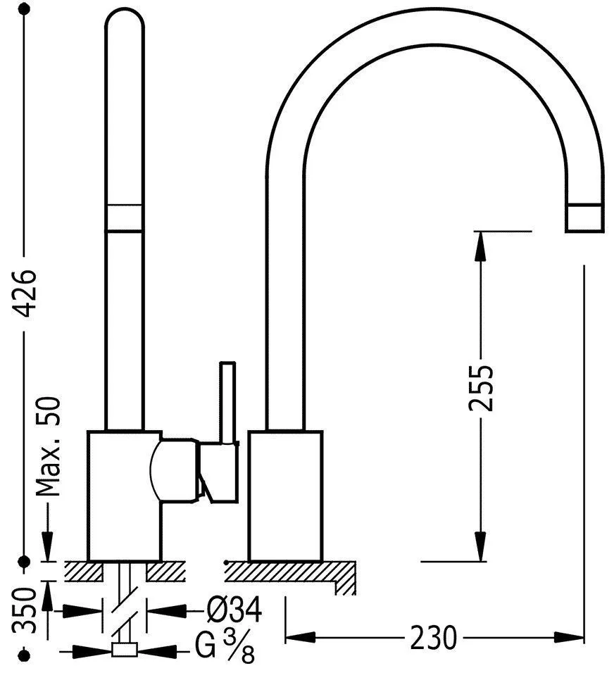 Смесители на кухню Tres 56244003