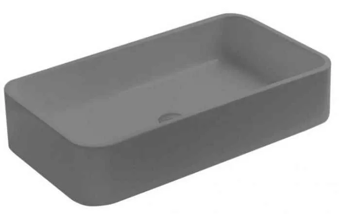 Cosa Раковина на стільницю 80*45 см, сірий матовий 8631009