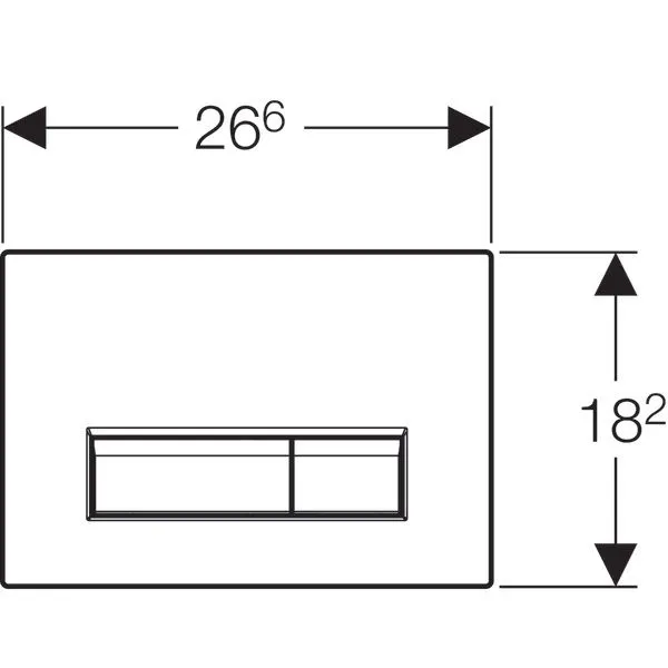 Клавиши смыва воды Geberit Sigma 40 115.600.KR.1
