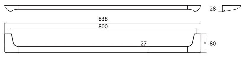 Полотенцедержатель Emco Art 1660 001 81