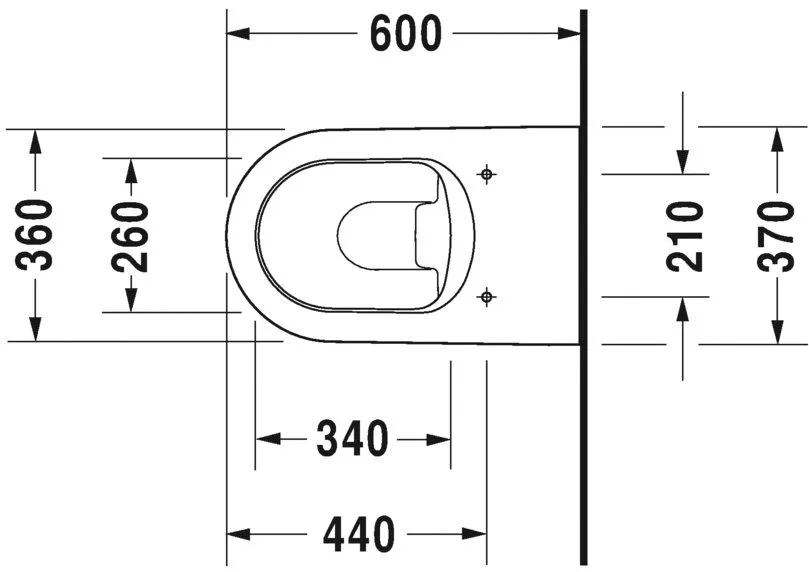Унитаз напольный Duravit ME by Starck 2169092000