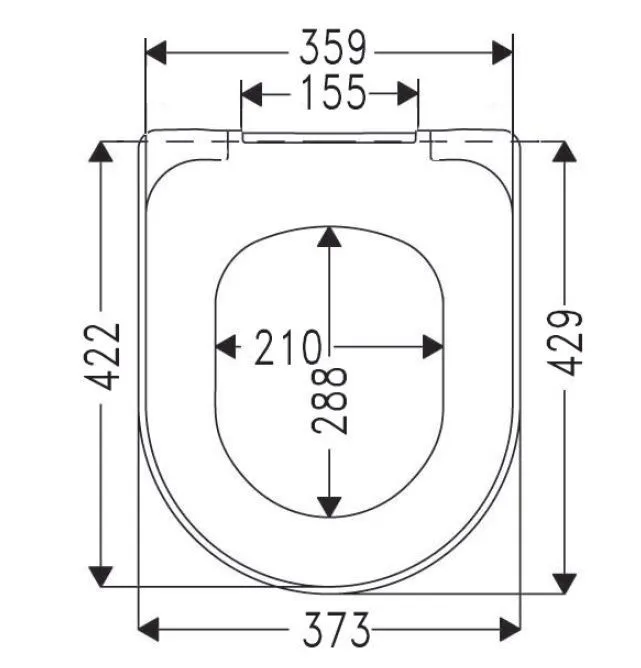 Крышка сиденье Villeroy and Boch Architectura 98M9D101