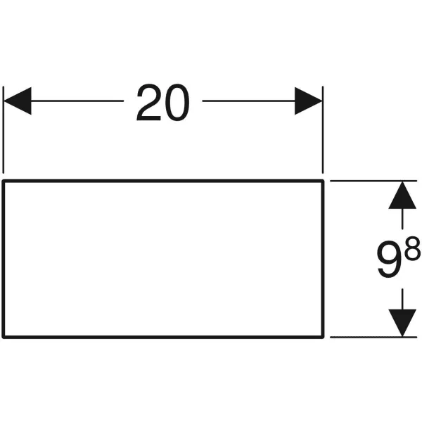 Перегородка для висувного ящика Geberit