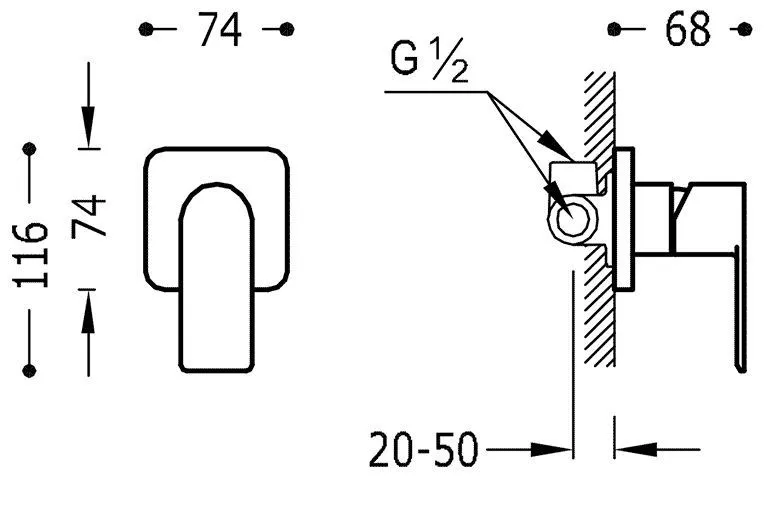 Смесители для ванны Tres Loft