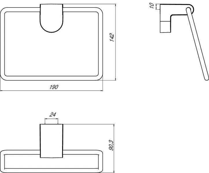 Полотенцедержатель Emco Mundo 3355 001 00