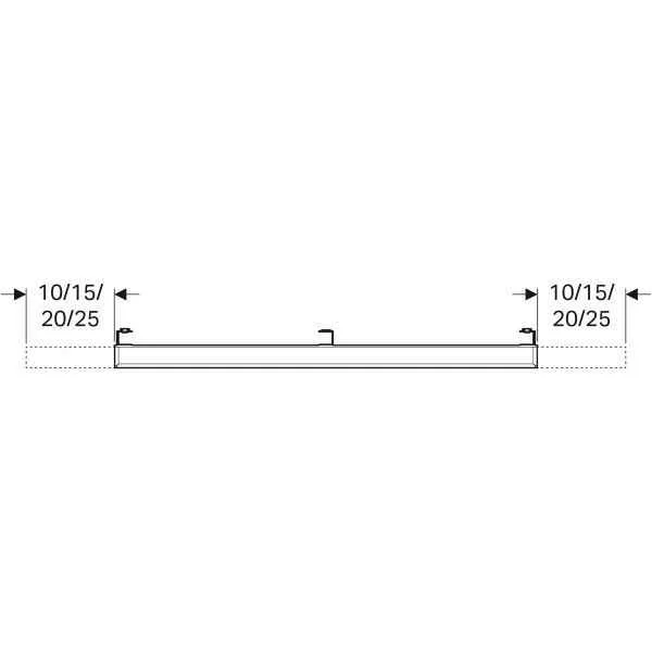 Дзеркало з підсвічуванням Geberit iCon 840720000