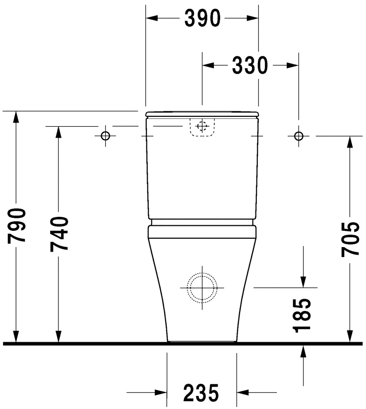Бачок Duravit DuraStyle 0935100005
