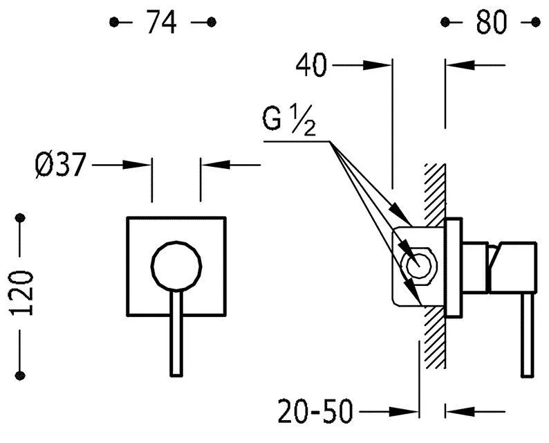 Смесители для душа Tres Max