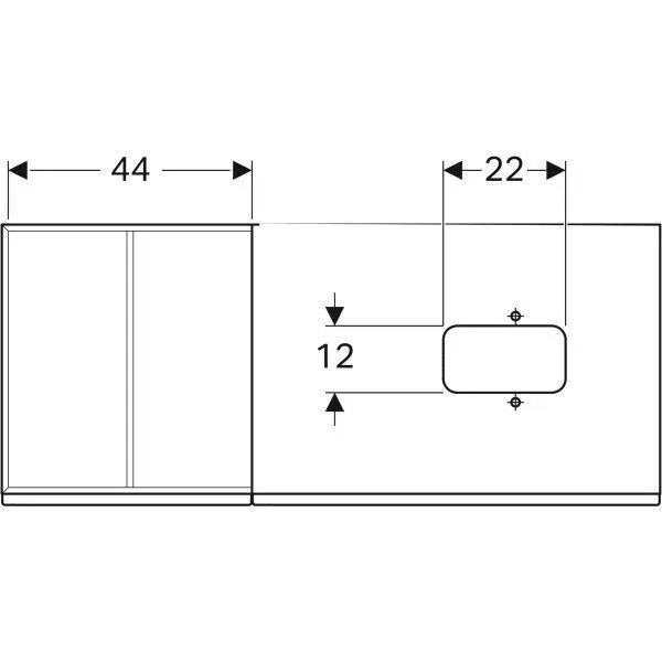 Тумба для умывальника Geberit CITTERIO 500.565.JJ.1