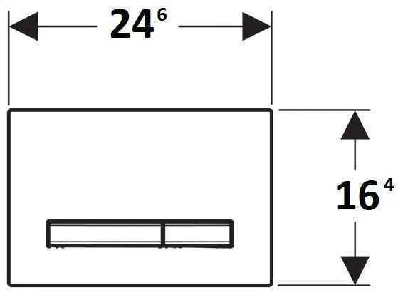 Клавіші змиву води Geberit Sigma 50 115.788.TG.2