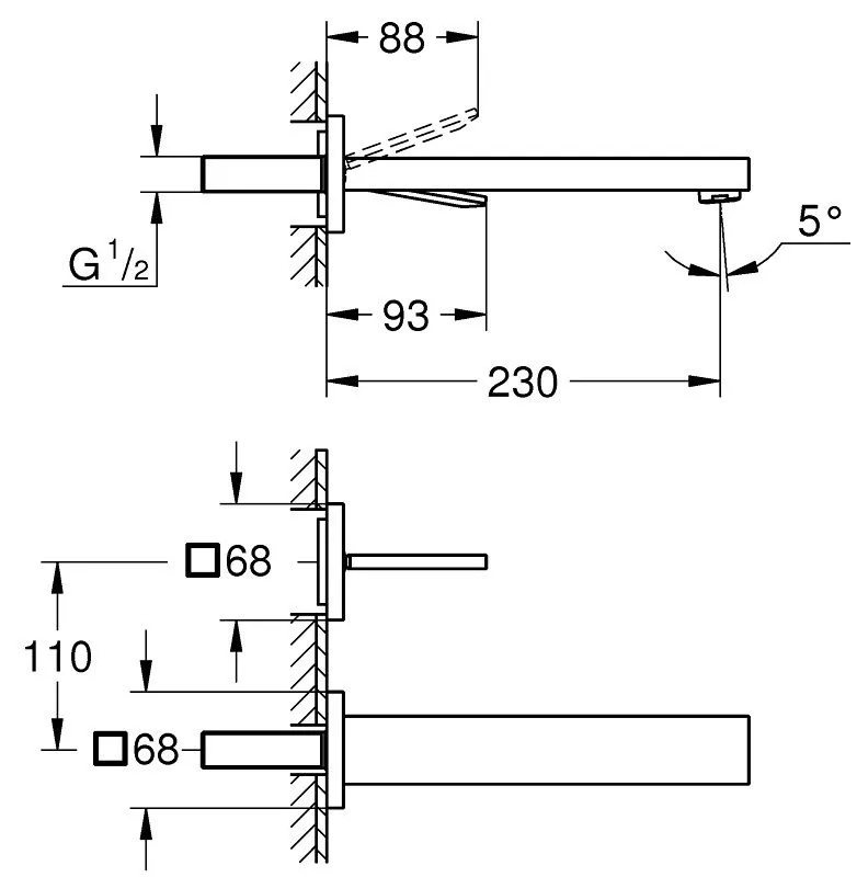 Смеситель для умывальника Grohe Essence 19998000