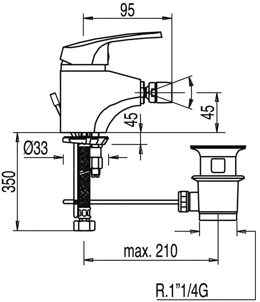 Смесители для биде Eco - Tres 17512002