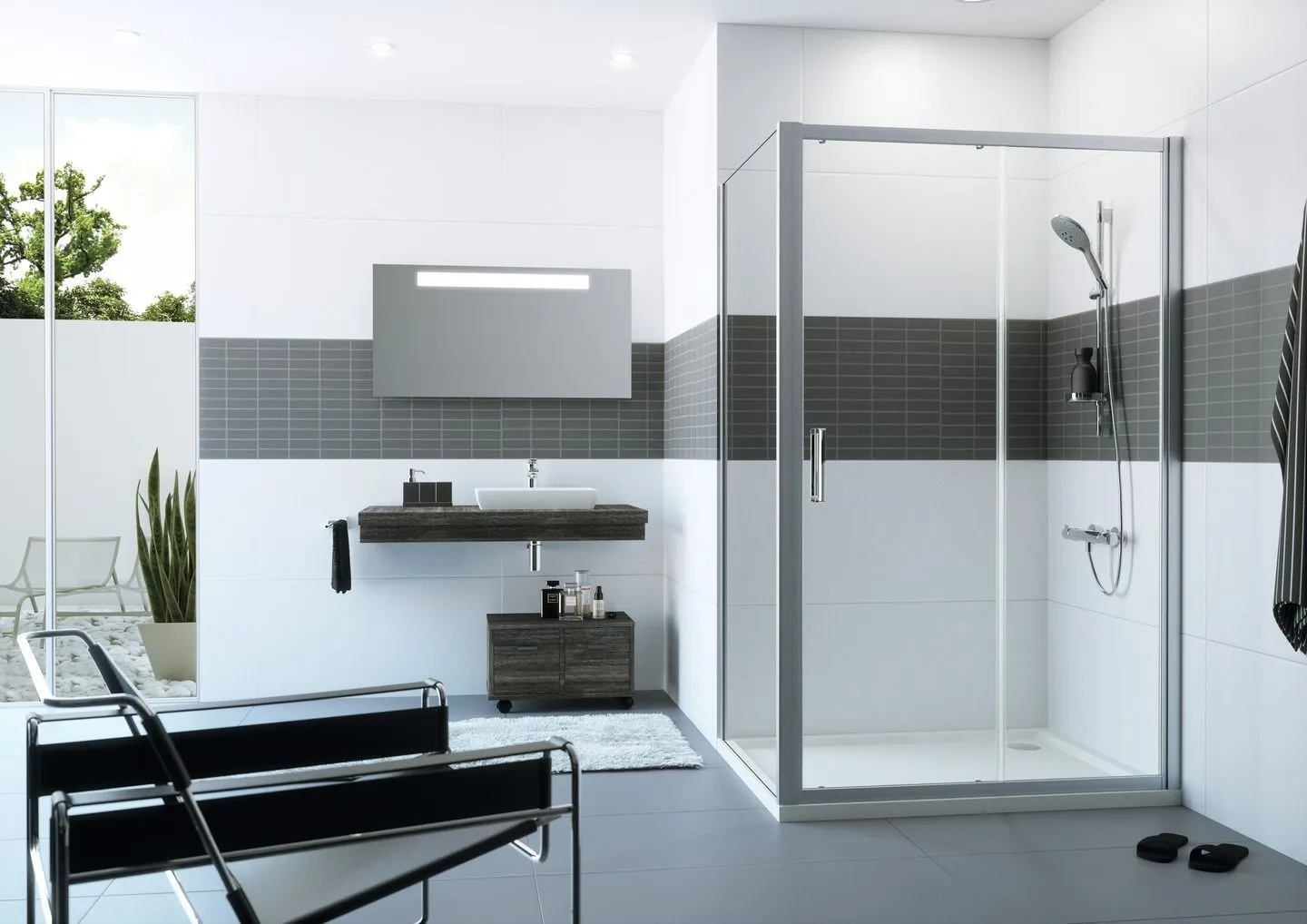 Розсувна душова двері Huppe Classics 2 C20404.069.321