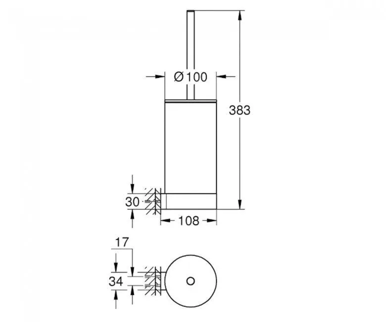 Ершики Grohe Selection 41076AL0