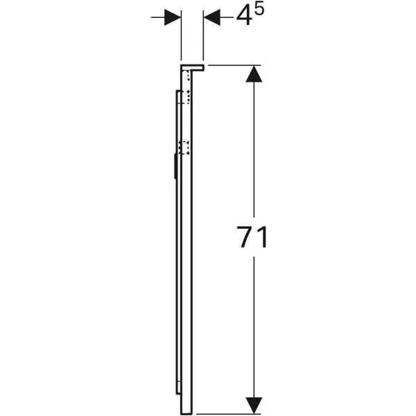 Зеркало с подсветкой Geberit Xeno² 500.519.00.1
