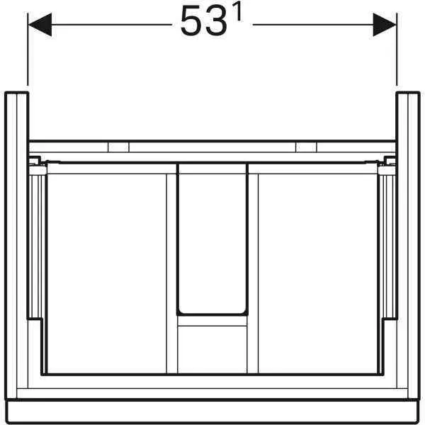 Тумба під умивальник Geberit  iCon 840362000