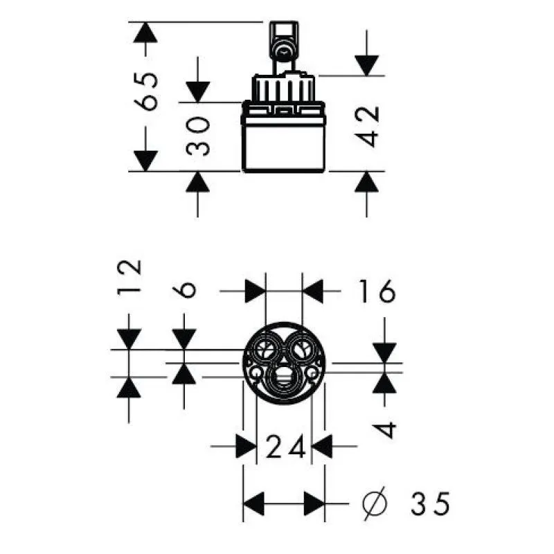 Керамический картридж HANSGROHE M3/M2 92730000