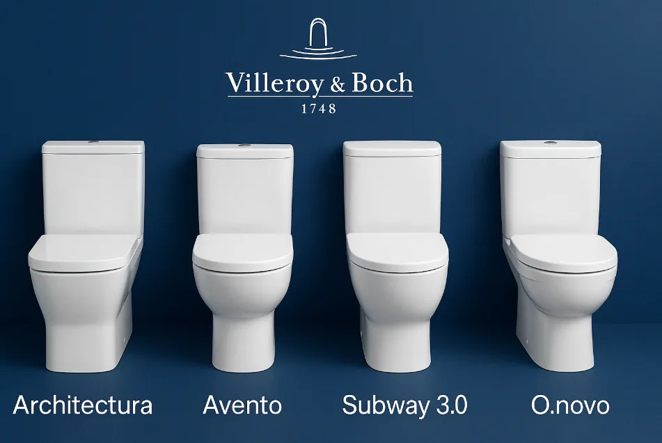 Огляд колекцій унітазів Villeroy & Boch