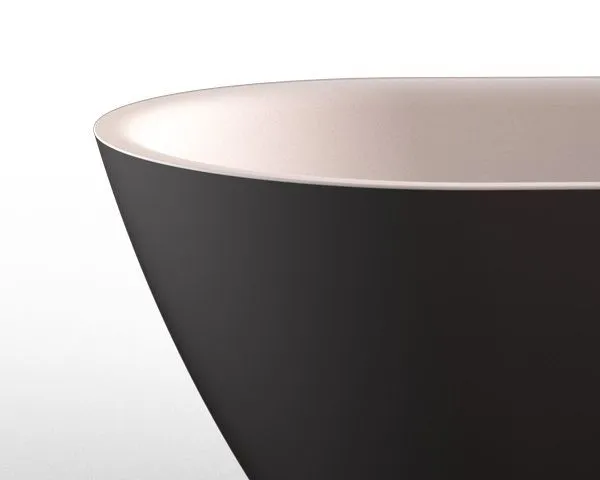 Пристенная ванна Knief Fresh правосторонняя / левосторонняя fresh xs r 0100-236 Белый матовый / Черный матовый