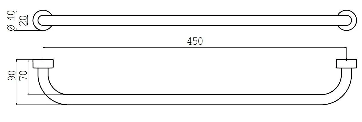 Полотенцедержатель Emco Rondo 2 4560 001 45