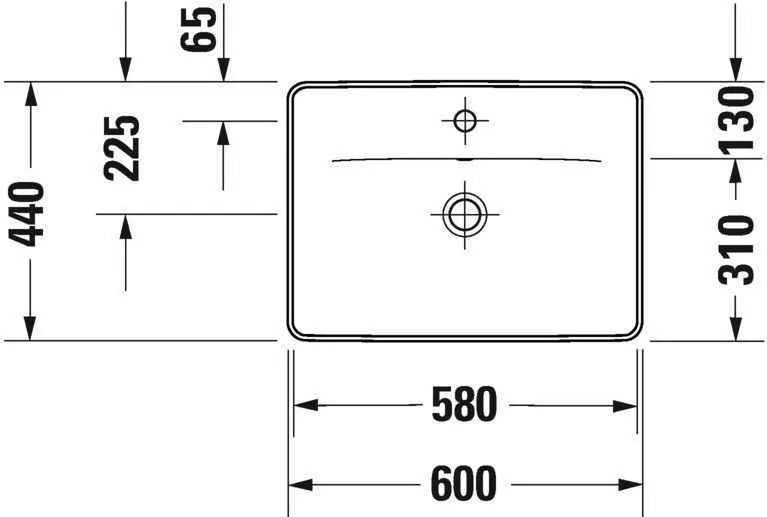 Умывальник Duravit D-Neo 0357600027