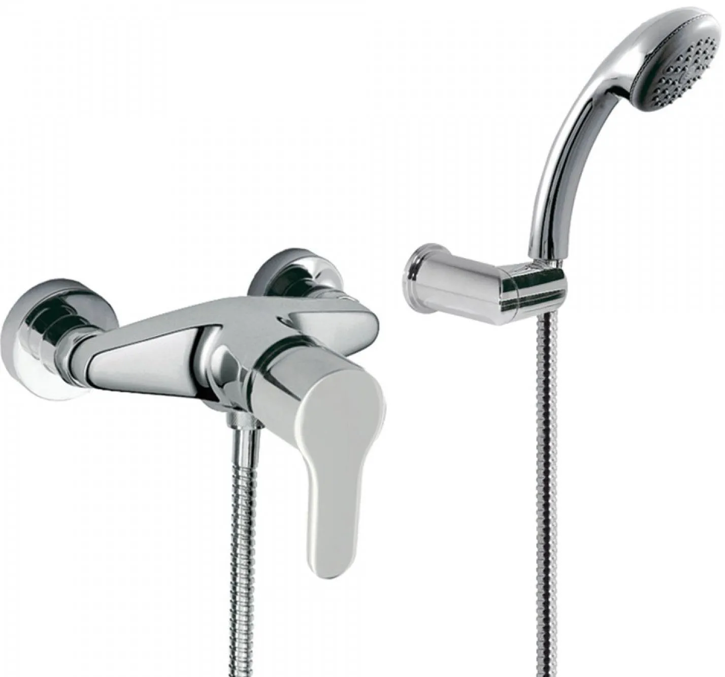 Набор: Смеситель для душа с душевым набором BM -Tres