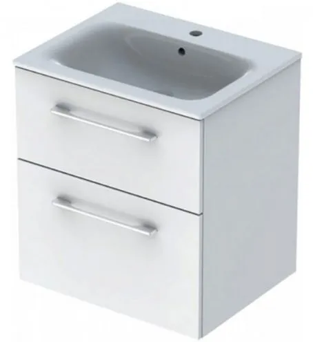 Selnova Комплект умывальник+тумба 60см, белый