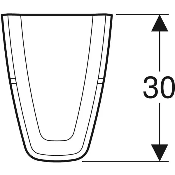 Полупьедестал Geberit myDay