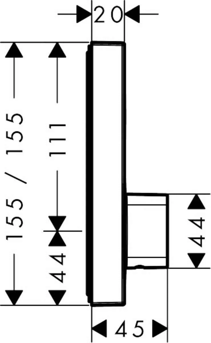 Смеситель для душа Hansgrohe ShowerSelect 15767000