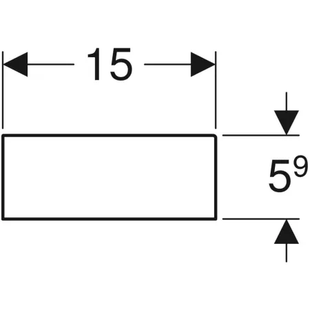 Перегородка для висувного ящика Geberit 500.678.00.1