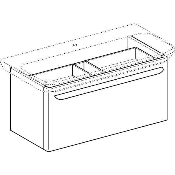 Шкафчик под умывальник Geberit myDay 824101000