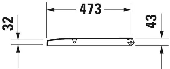 Крышка для унитаза Duravit 