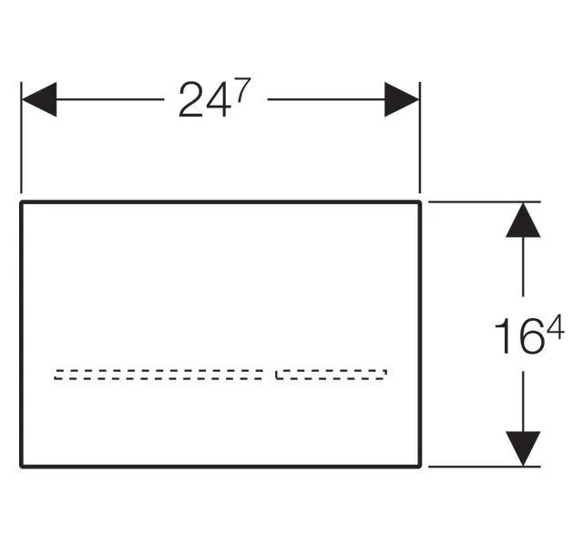 Клавиши смыва воды Geberit Sigma 80 (8) 116.092.SM.1