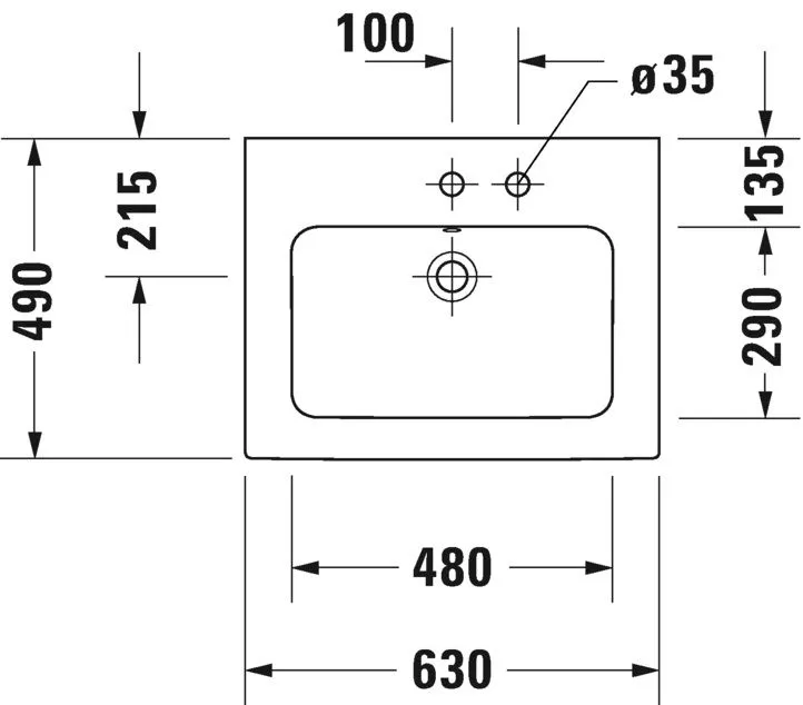 Умывальник Duravit ME by Starck 2336630058