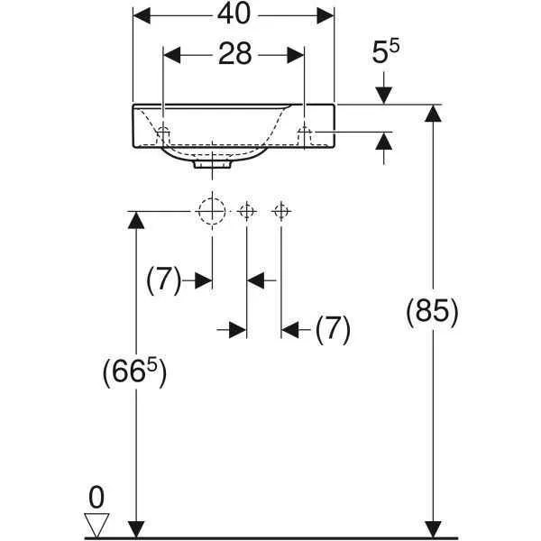 Дзеркальний шафачик Geberit CITTERIO 500.529.01.1