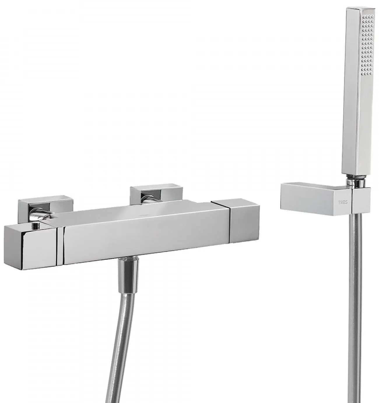 Набор: Термостат для ванны с душевым набором  Cuadro Tres 1071749