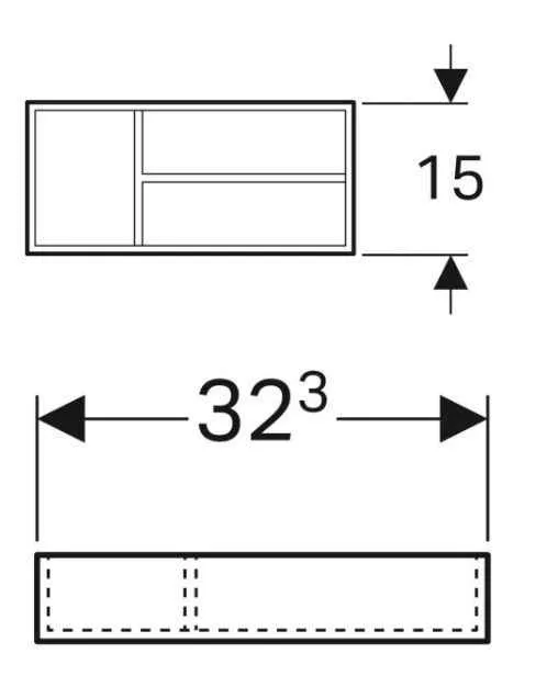 Перегородка для висувного ящика Geberit Xeno?
