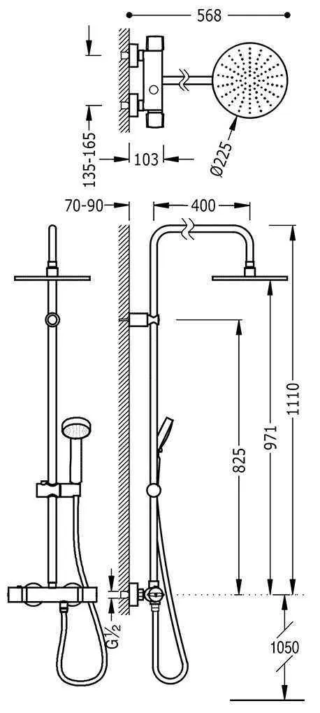Душова система Tres Lex 181385