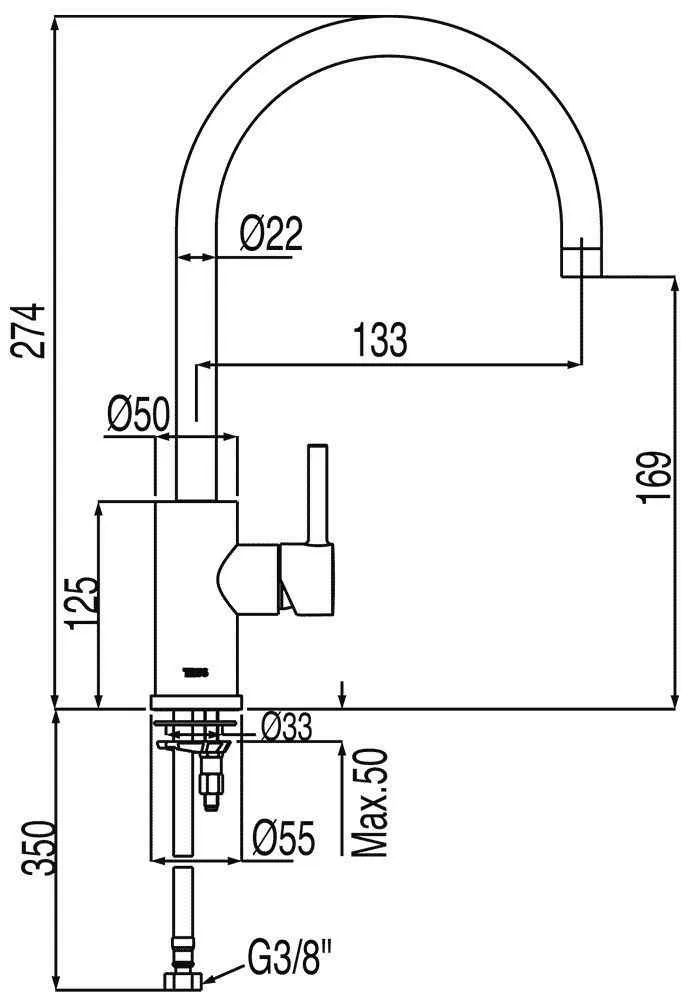 Змішувачі для раковини Tres Alplus 20370301