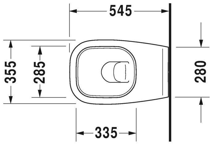 Унітаз підвісний Duravit D-Code (з кришкою) 45351900A1