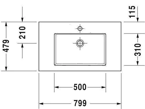 Тумба з умивальником Duravit Brioso BR4701O9191 (Виставковий зразок)
