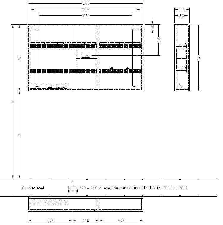 Дзеркальний шафачик My view 14+ Villeroy & Boch A4331200