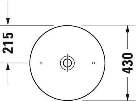 Умывальник на столешницу Duravit White Tulip 2362430079