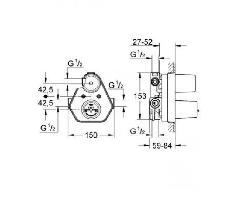 Внутренняя часть Grohe Concealed 34212000