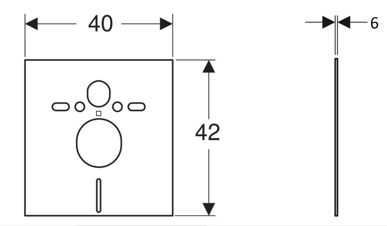 Звукоізолююча прокладка Geberit Duofix