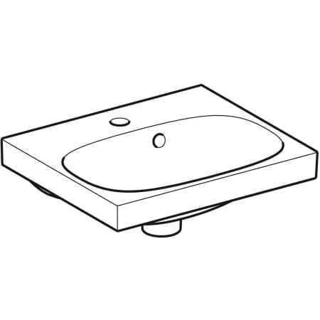 Умивальник підвісний Geberit Acanto 500.636.01.2