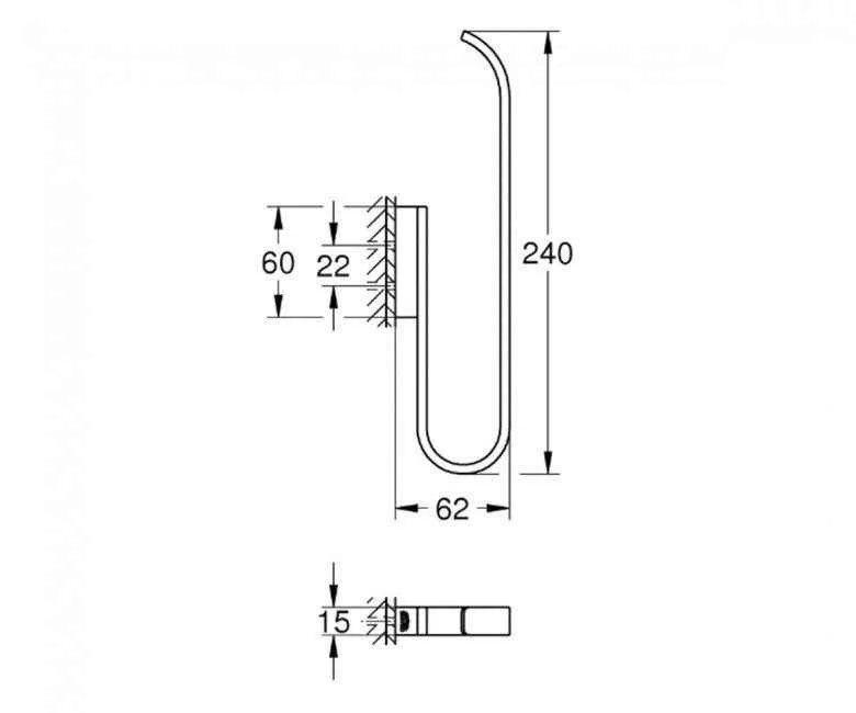 Паперотримач Grohe Selection 41067AL0